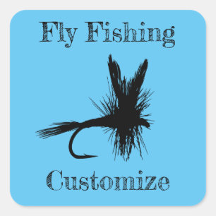 Fly Fishing Fly Thunder_Cove Square Sticker
