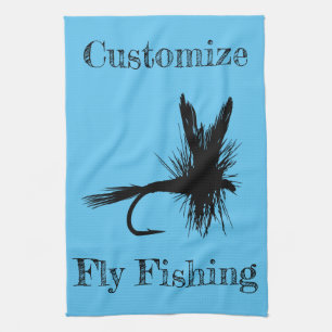 Fly Fishing Fly Thunder_Cove Tea Towel