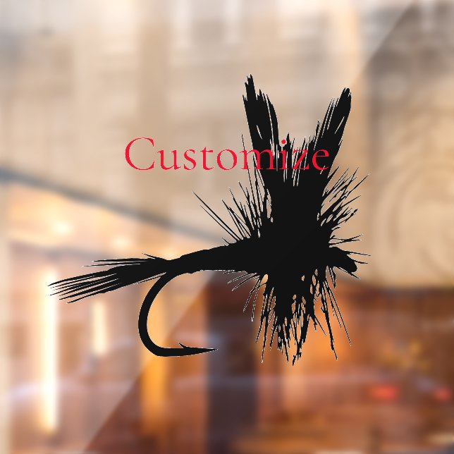 Fly Fishing Fly Thunder_Cove Window Cling (Sheet 2)