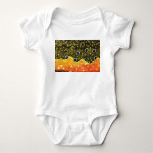 Fly Fishing for the Brook Trout Baby Bodysuit