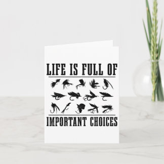 Fly Fishing Gift Vintage Fishing Fisherman Fly Fis Card