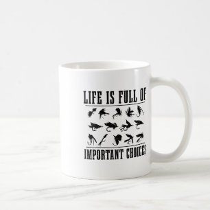 Fly Fishing Gift Vintage Fishing Fisherman Fly Fis Coffee Mug