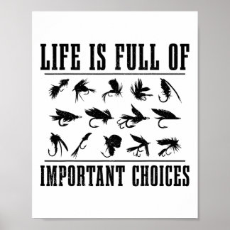 Fly Fishing Gift Vintage Fishing Fisherman Fly Fis Poster