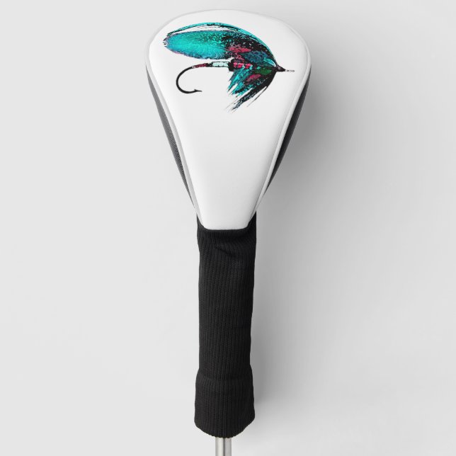 Fly Fishing Golf Head Cover (Front)