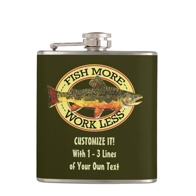 Fly Fishing Hip Flask (Front)