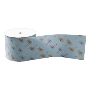 Fly Fishing Hooks  Grosgrain Ribbon