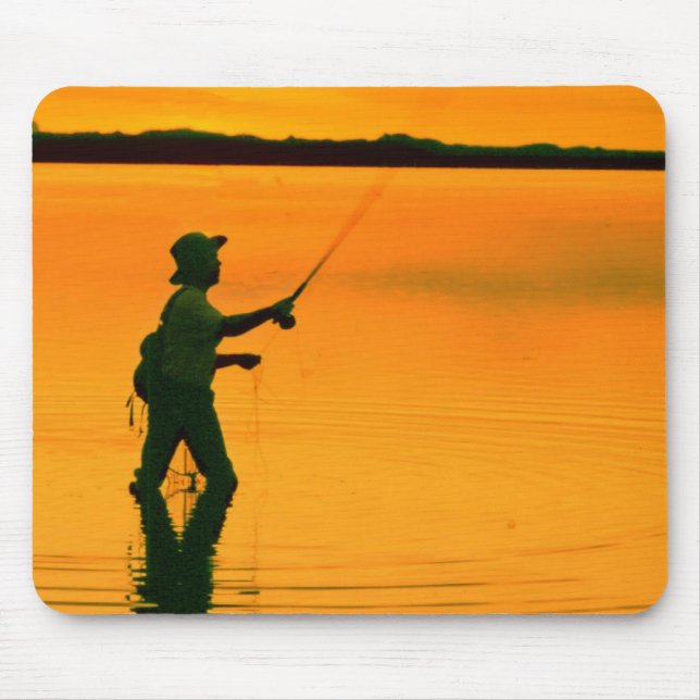 Fly Fishing image for Mouse-Pad Mouse Mat (Front)