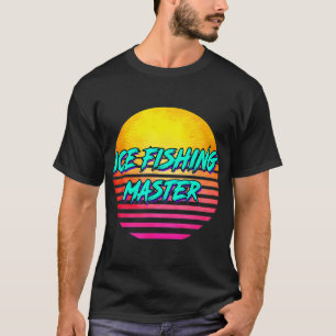 Fly fishing in the river – retro outdoor motif w T-Shirt