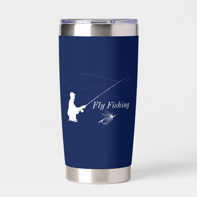 Fly Fishing Insulated Tumbler (Front)