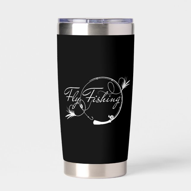 Fly Fishing Insulated Tumbler (Back)