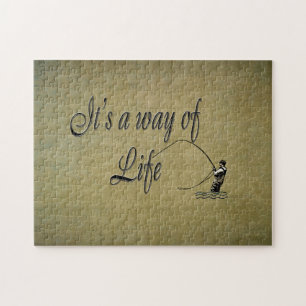 Fly-fishing - It's a Way of Life Jigsaw Puzzle