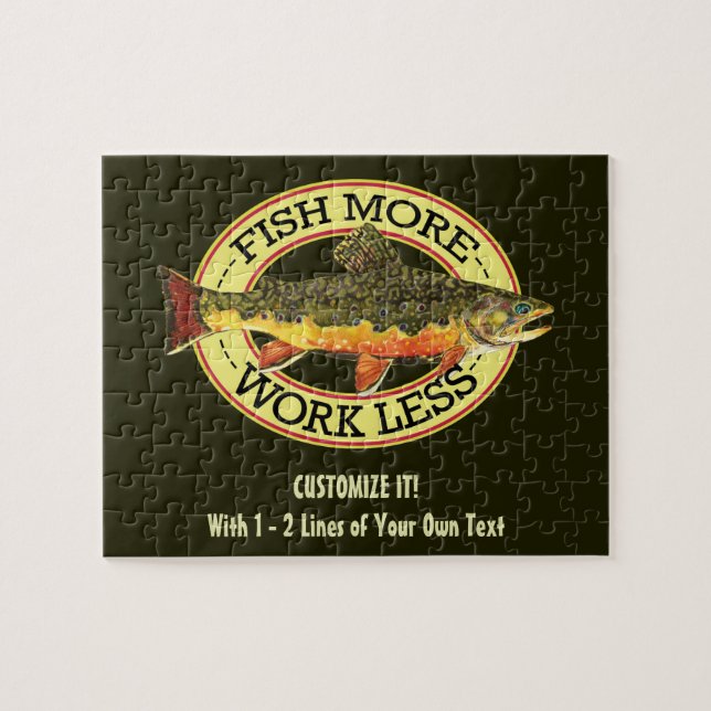 Fly Fishing Jigsaw Puzzle (Horizontal)