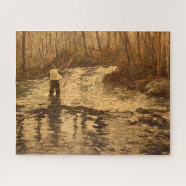 Fly Fishing Jigsaw Puzzle (Horizontal)