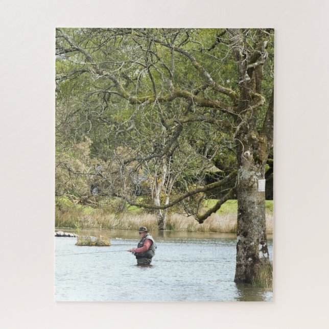 FLY FISHING JIGSAW PUZZLE (Vertical)