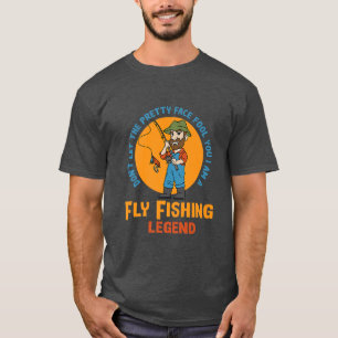 Fly Fishing Legend Nature Hobby Fisherman T-Shirt