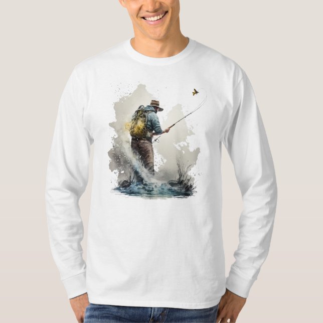 Fly Fishing Long Sleeve T-Shirt (Front)