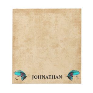 Fly Fishing Lure Notepad