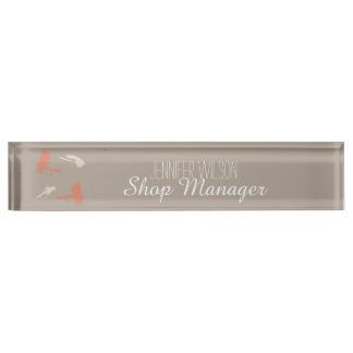 Fly Fishing Lures Pattern Nameplate