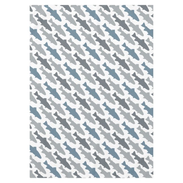 Fly Fishing Lures Pattern Tablecloth (Front)
