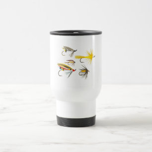 Fly Fishing Lures Travel Mug