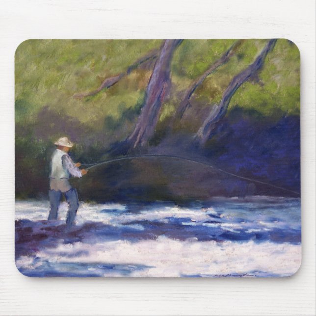 Fly Fishing Mouse Mat (Front)
