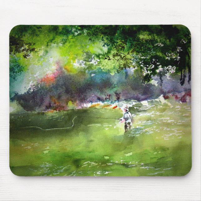 Fly Fishing Mousepad (Front)