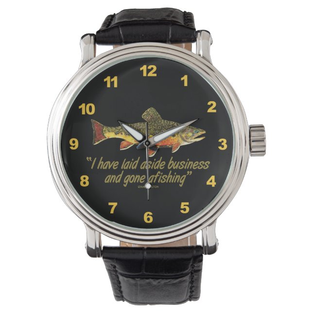 Fly Fishing Quote Watch (Front)