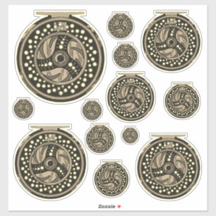 Fly Fishing Reel Art Fisherman Fisherwoman