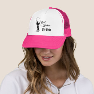 Fly Fishing Reel Women Fly Fish Trucker Hat
