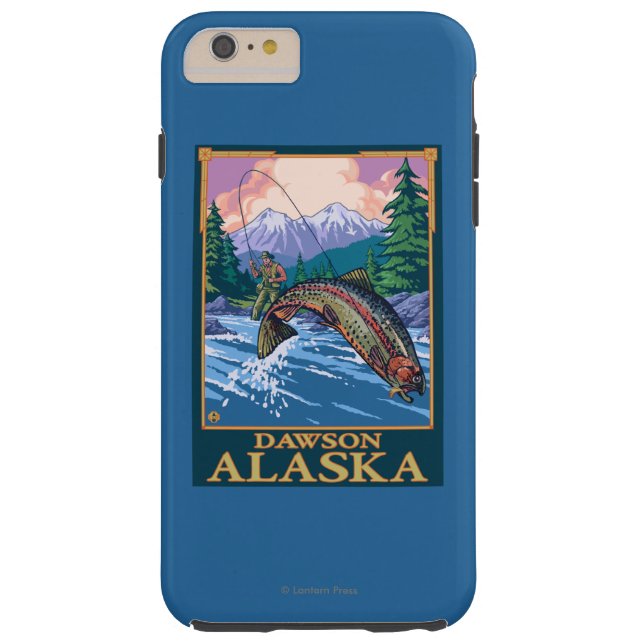 Fly Fishing Scene - Dawson, Alaska Case-Mate iPhone Case (Back)
