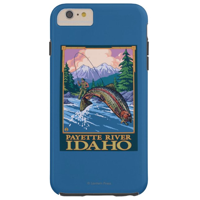 Fly Fishing Scene - Payette River, Idaho Case-Mate iPhone Case (Back)