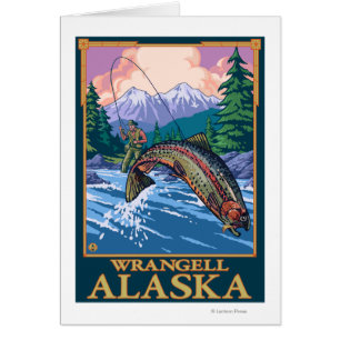 Fly Fishing Scene - Wrangell, Alaska
