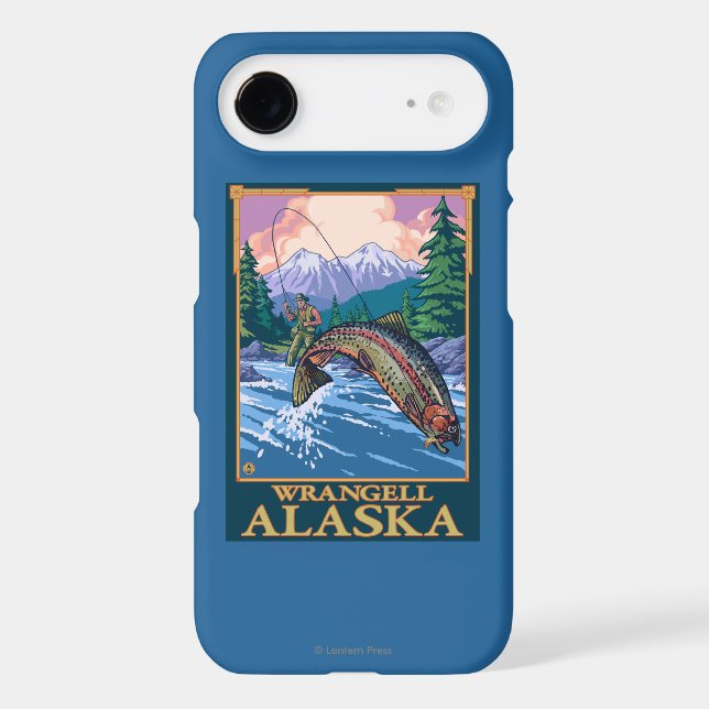 Fly Fishing Scene - Wrangell, Alaska Case-Mate iPhone Case (Back)