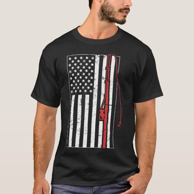 Fly Fishing Sunglasses T-Shirt (Front)