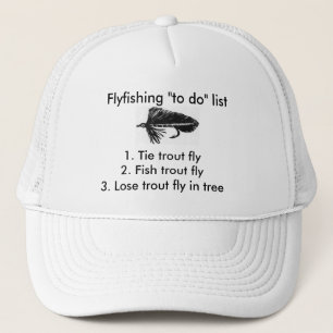 Fly-fishing "to do" list "Black Matuka" Trucker Hat