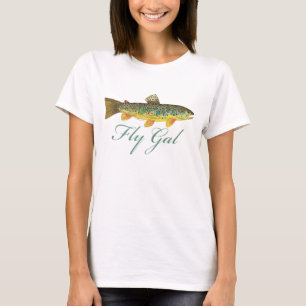 Fly Fishing Woman T-Shirt