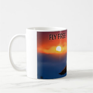 Fly Free Eagle Coffee Mug