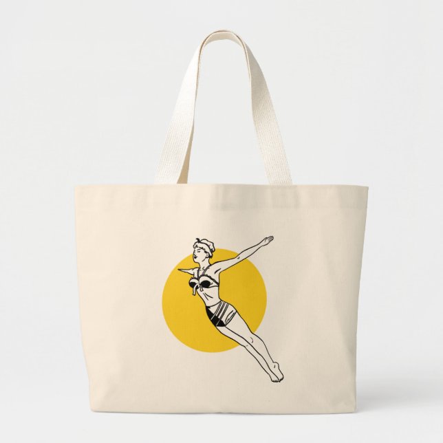 Fly Free Large Tote Bag (Front)