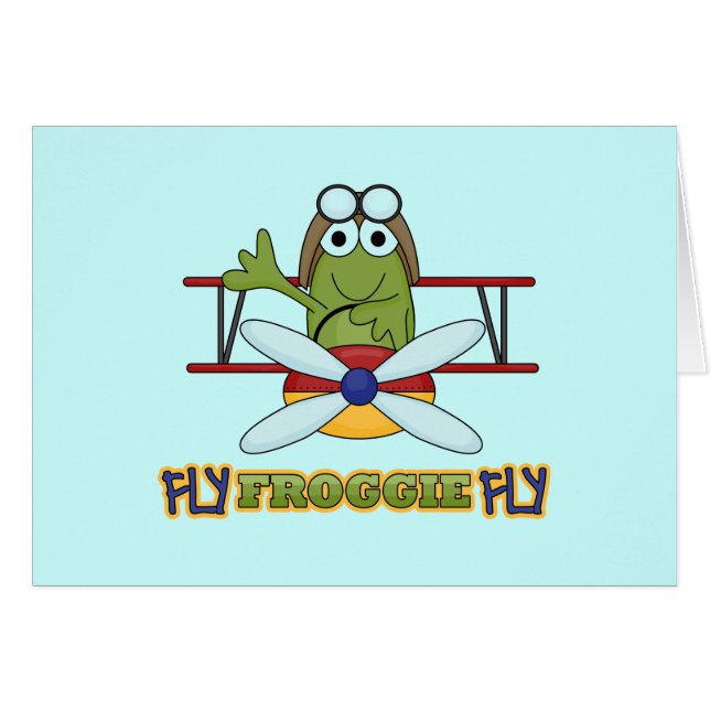 Fly Froggie Fly Tshirts and Gifts (Front Horizontal)