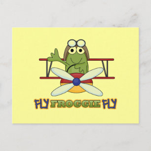 Fly Froggie Fly Tshirts and Gifts Postcard