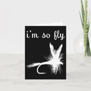 Fly Funny Fishing  Card