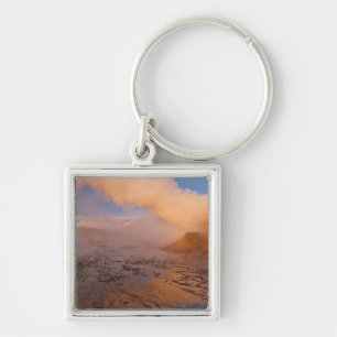 Fly Geyser in the Black Rock Desert Key Ring