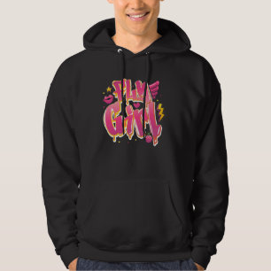 Fly Girl 80s90s Urban Graffiti Hip Hop Hoodie