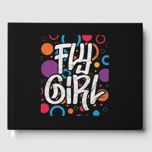 Fly Girl 90s Nineties Hip Hop Disco Party Guest Book