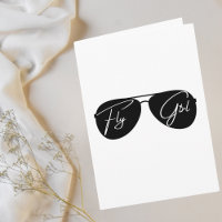 Fly Girl Black Aviator Sunglasses,Cute Birthday
