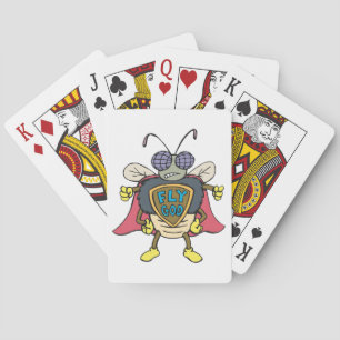 Fly God Superhero Fly Insect Character Playing Cards