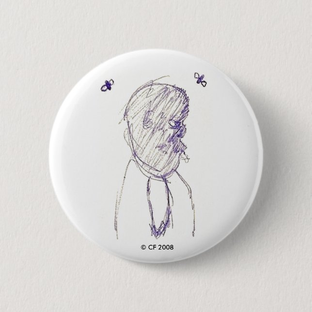 Fly Guy Button (Front)