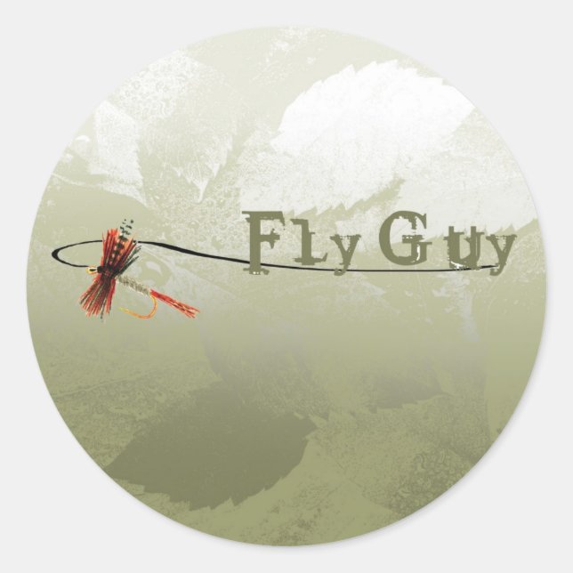 Fly Guy Classic Round Sticker (Front)