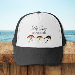 Fly Guy Fishermen Flyfishing Trout Flies Trucker H Trucker Hat<br><div class="desc">Fly Guy Fishermen Fly Fishing Trout Flies Watercolor. Personalised Fly Guy T-shirts are great gifts for men,  women,  and kids (and you,  too,  of course!).</div>