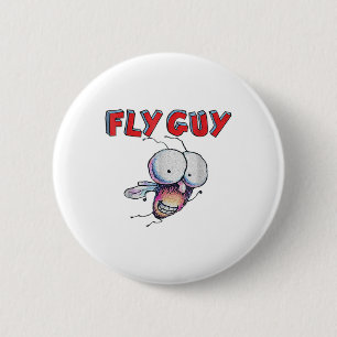 Fly Guy Kids Costume Tee 6 Cm Round Badge